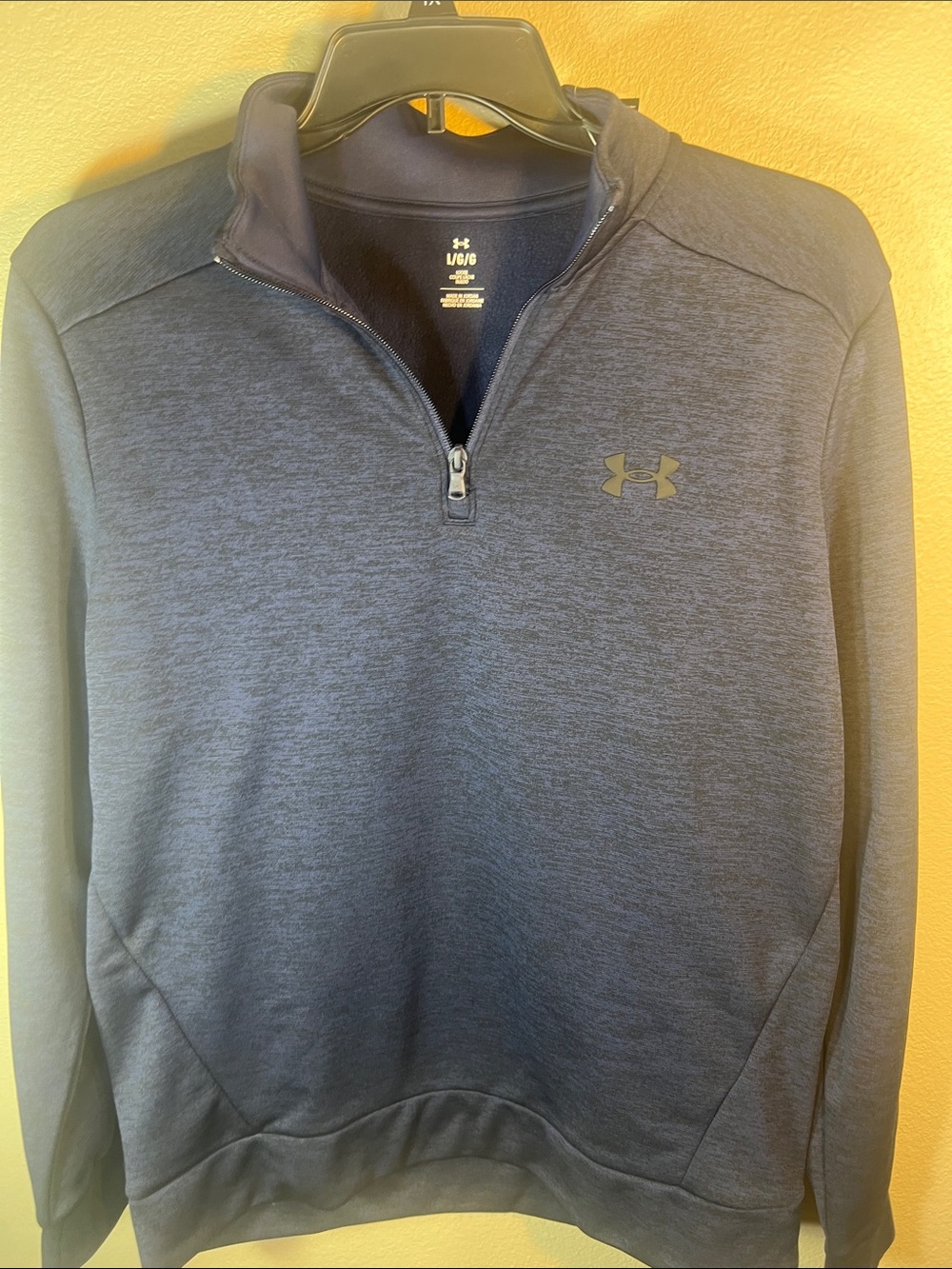 Under Armour Heather Gray 1/4 Zip Performance Pullover